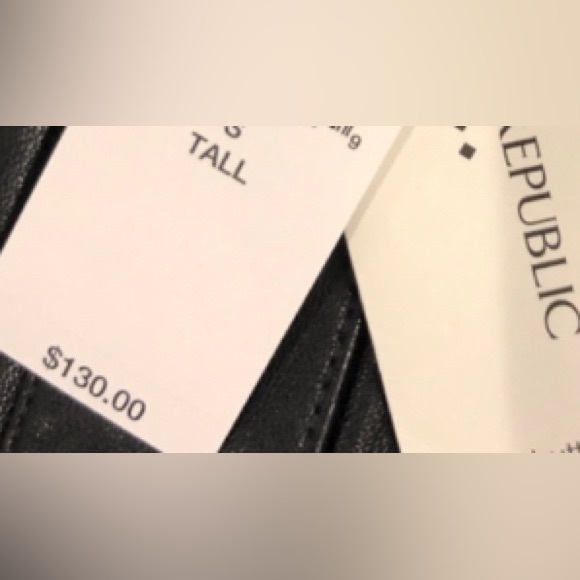 BANANA REPUBLIC GODET VEGAN LEATHER MINI DRESS - Picture 3 of 8